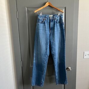 Madewell Curvy Tall Straight Sz 28